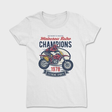 Motocross Retro Champions, Tricou Femei