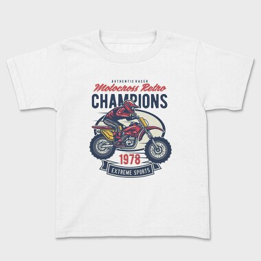 Motocross Retro Champions, Tricou Copii