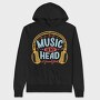 Music In My Head, Hanorac Oversize Barbati (Unisex)