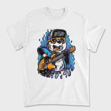 Panda Rockstar Guitar, Tricou Barbati (Unisex)