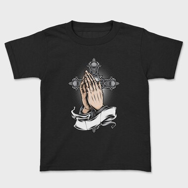 Praying Hands Cross, Tricou Copii