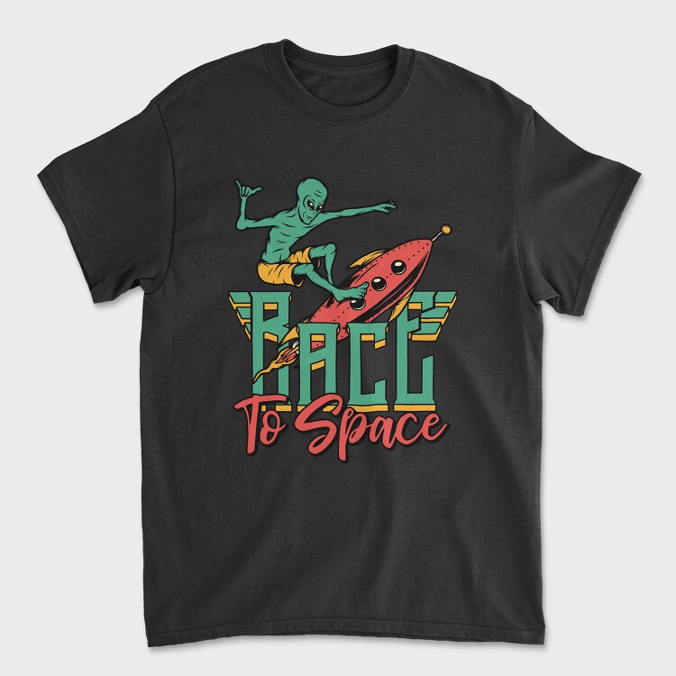 Race To Space, Tricou Barbati (Unisex)
