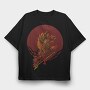 Raven Arrow Strike, Tricou Oversize Barbati (Unisex)