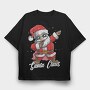 Santa Claus Cool, Tricou Oversize Barbati (Unisex)