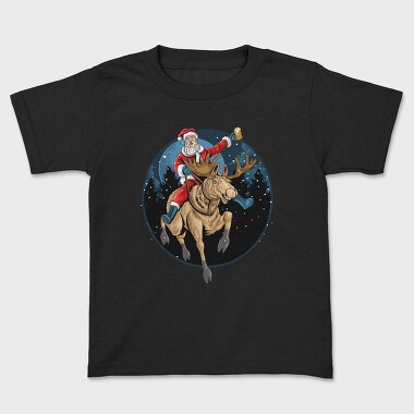 Santa Moose Ride, Tricou Copii