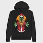 Santa Skull Horror, Hanorac Oversize Barbati (Unisex)