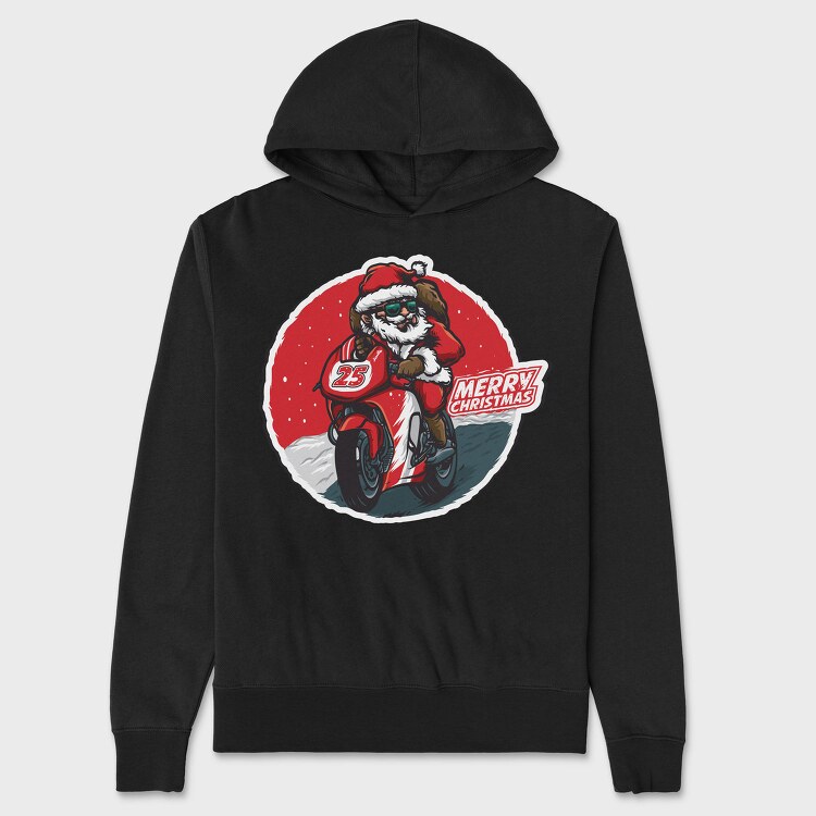 Santa Speedster, Hanorac Oversize Barbati (Unisex)