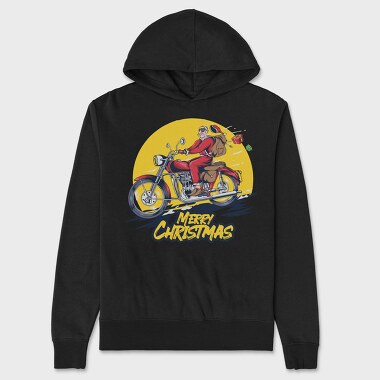 Santas Ride, Hanorac Oversize Barbati (Unisex)