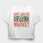 Save Water Drink Whiskey, Tricou Oversize Barbati (Unisex)