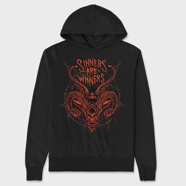Sinners Are Winners, Hanorac Oversize Barbati (Unisex)
