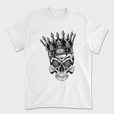 Skull Crown King, Tricou Barbati (Unisex)