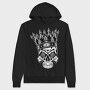 Skull Crown King, Hanorac Oversize Barbati (Unisex)
