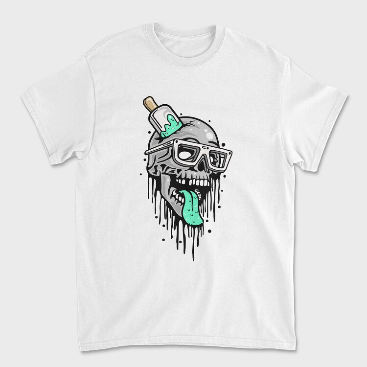 Skull Glasses Pickle, Tricou Barbati (Unisex)