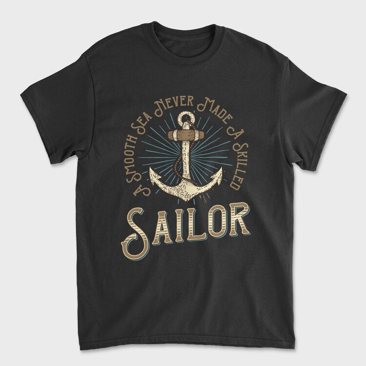 Smooth Sea Sailor, Tricou Barbati (Unisex)