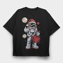 Space Santa Explorer, Tricou Oversize Barbati (Unisex)