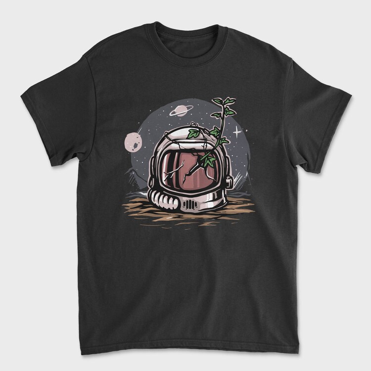 Space Sprout Helmet, Tricou Barbati (Unisex)