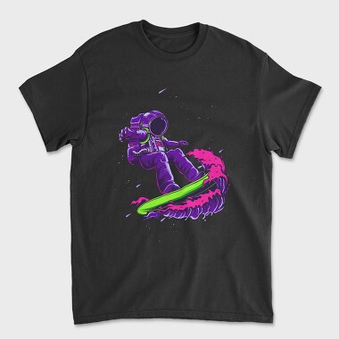 Space Surf Astronaut, Tricou Barbati (Unisex)