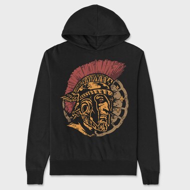 Spartan Warrior, Hanorac Oversize Barbati (Unisex)
