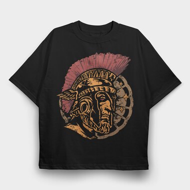 Spartan Warrior, Tricou Oversize Barbati (Unisex)