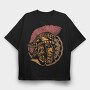 Spartan Warrior, Tricou Oversize Barbati (Unisex)