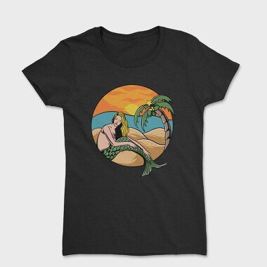Sunset Mermaid Paradise, Tricou Femei
