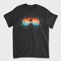 Sunset Ski Goggles, Tricou Barbati (Unisex)