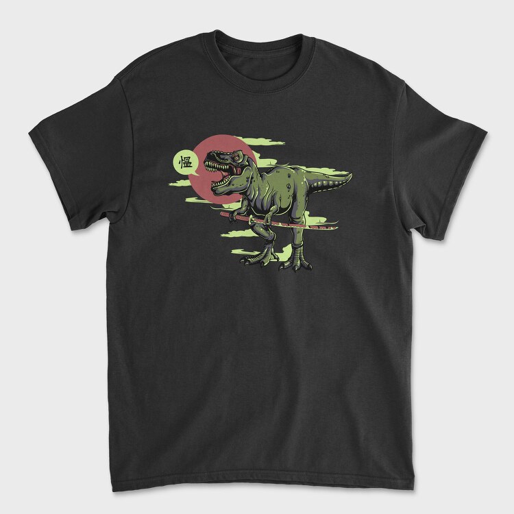 T Rex Samurai, Tricou Barbati (Unisex)