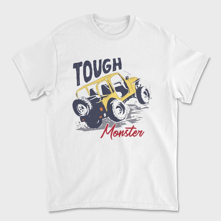 Tough Monster Truck, Tricou Barbati (Unisex)