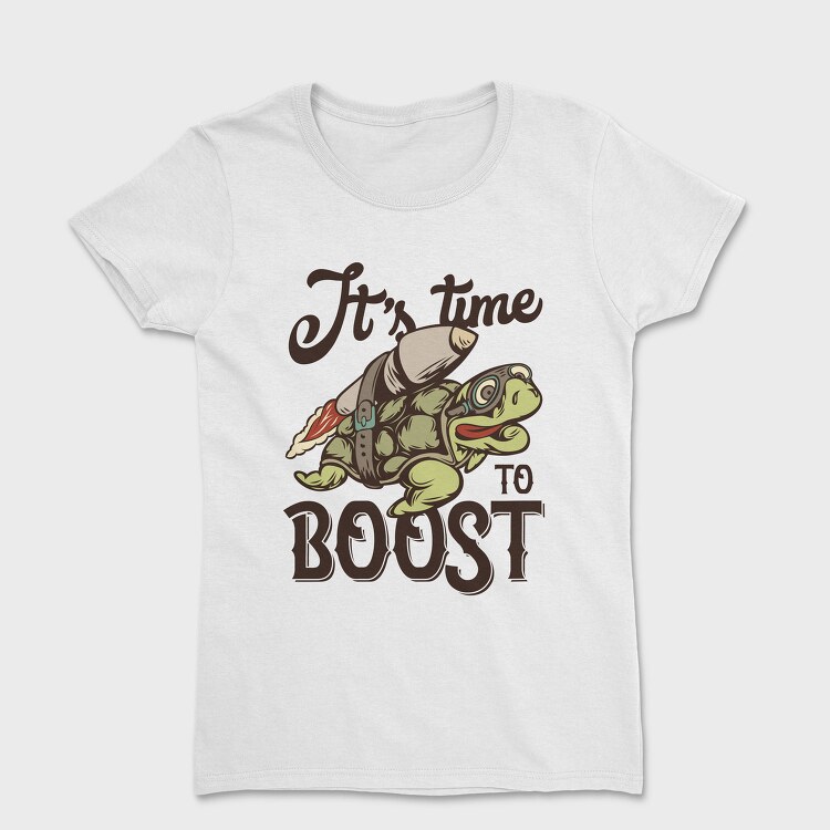 Turtle Boost Time, Tricou Femei