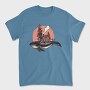 Whale Cabin Smoke, Tricou Barbati (Unisex)