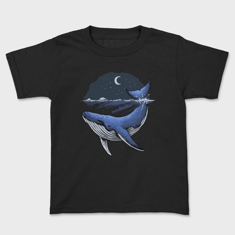 Whale Moon Night, Tricou Copii