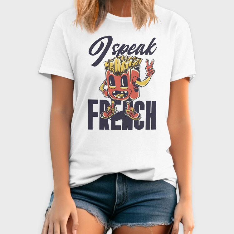 French Fries Peace, Tricou Barbati (Unisex)