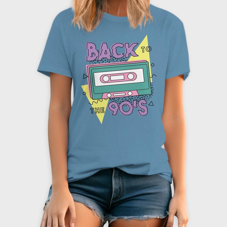 Back To The 90S, Tricou Barbati (Unisex)