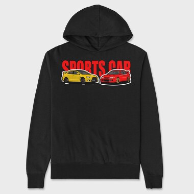 Sports Car Evo Subaru, Hanorac Oversize Barbati (Unisex)