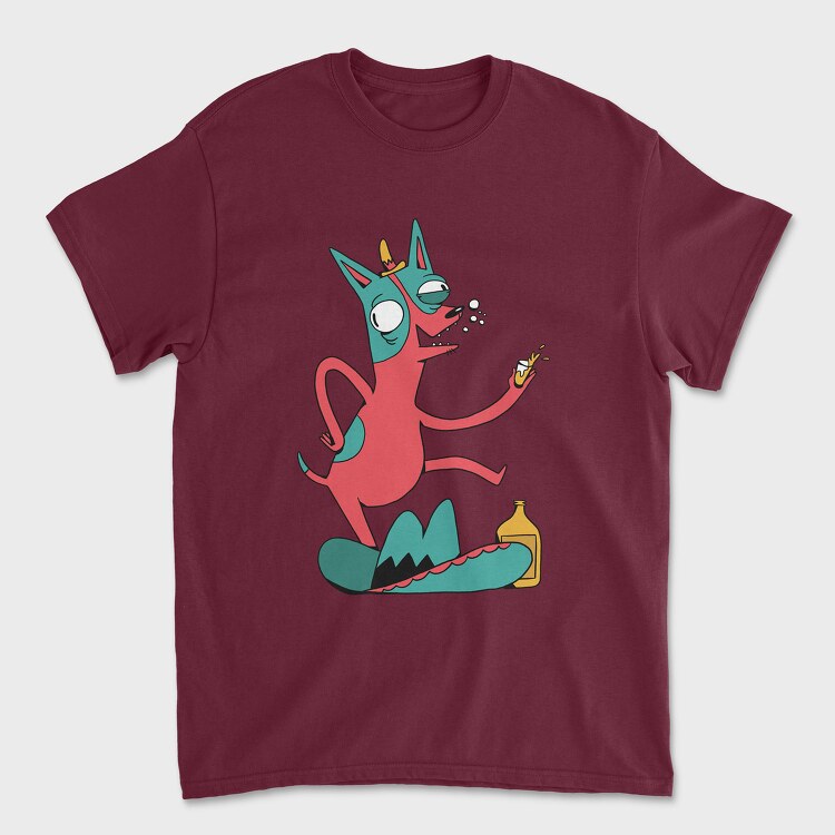 Tricou Barbati (Unisex), Drunk Chihuahua