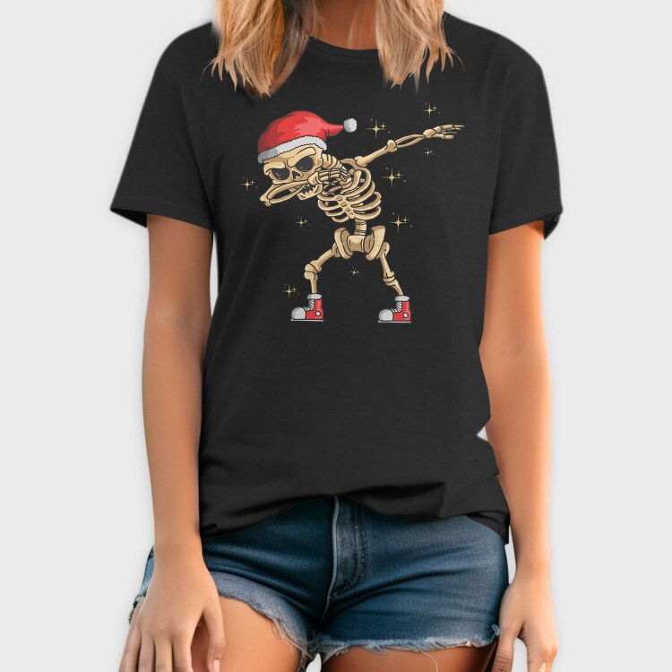 Skeleton Santa Dab, Tricou Barbati (Unisex)