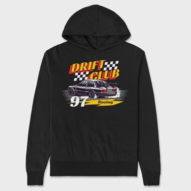 Drift Club 97 Bmw, Hanorac Oversize Barbati (Unisex)