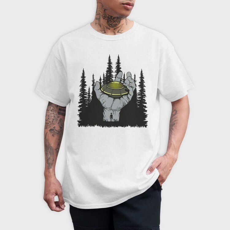 Alien Hand Forest, Tricou Barbati (Unisex)