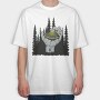 Alien Hand Forest, Tricou Oversize Barbati (Unisex)