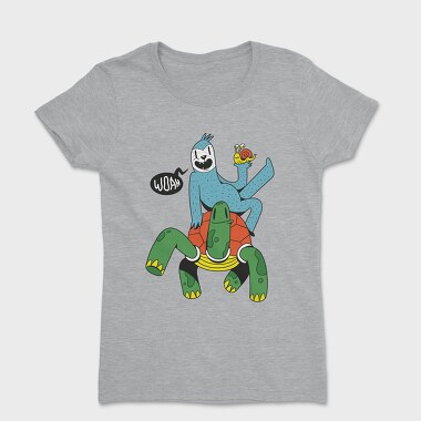 Tricou Femei, Sloth Turtle Snail