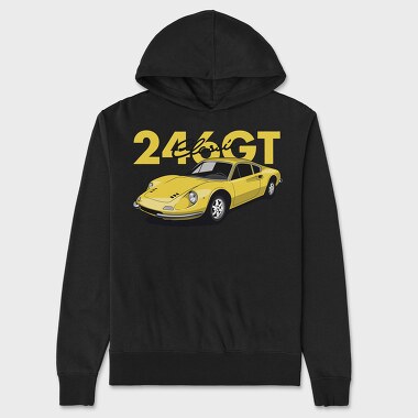 Ferrari Dino 246 Gt, Hanorac Oversize Barbati (Unisex)