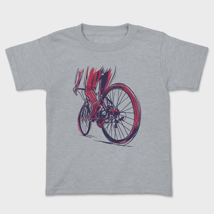 Muscular Cyclist, Tricou Copii