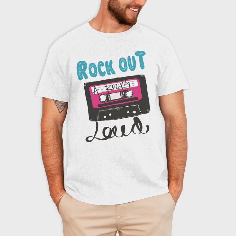 Rock Out Loud, Tricou Barbati (Unisex)