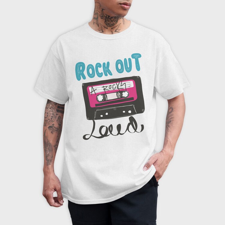 Rock Out Loud, Tricou Barbati (Unisex)
