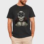 Skull Bandana Fence, Tricou Barbati (Unisex)