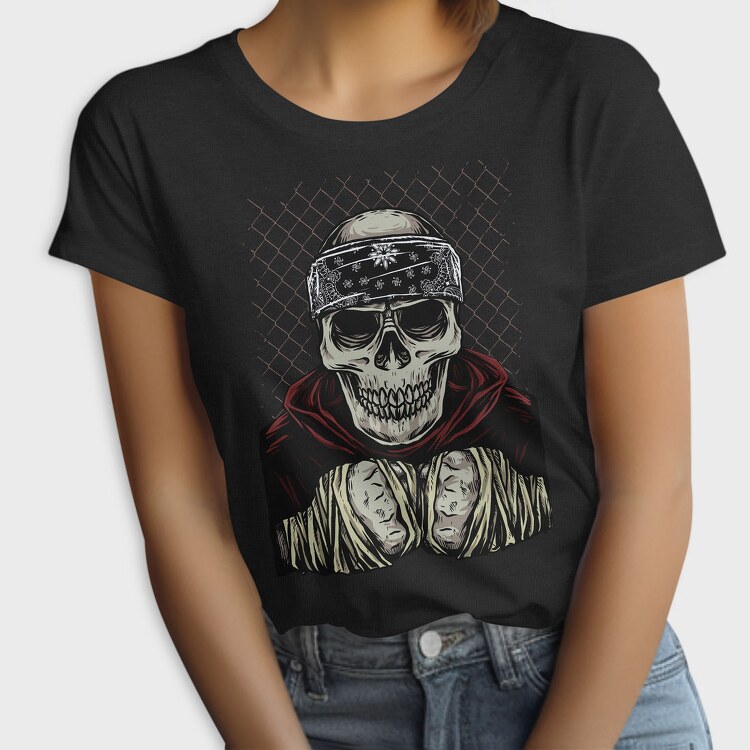 Skull Bandana Fence, Tricou Femei