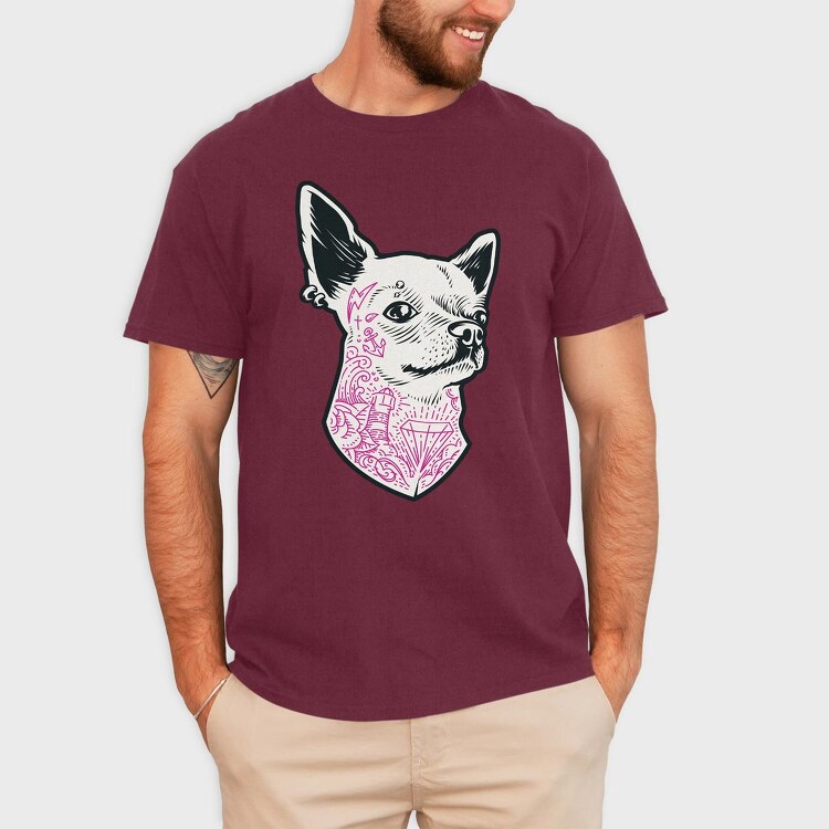 Tattoo Chiwawa, Tricou Barbati (Unisex)