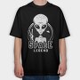 Alien Peace Space, Tricou Oversize Barbati (Unisex)