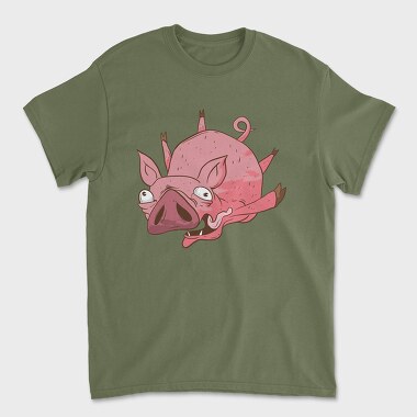 Tricou Barbati (Unisex), Flying Pig