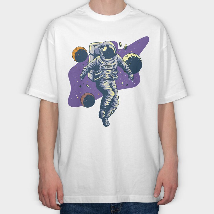 Spacewalker, Tricou Oversize Barbati (Unisex)